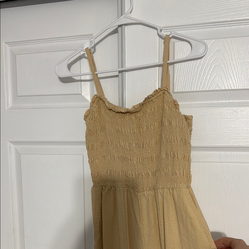Light yellow jumpsuit
